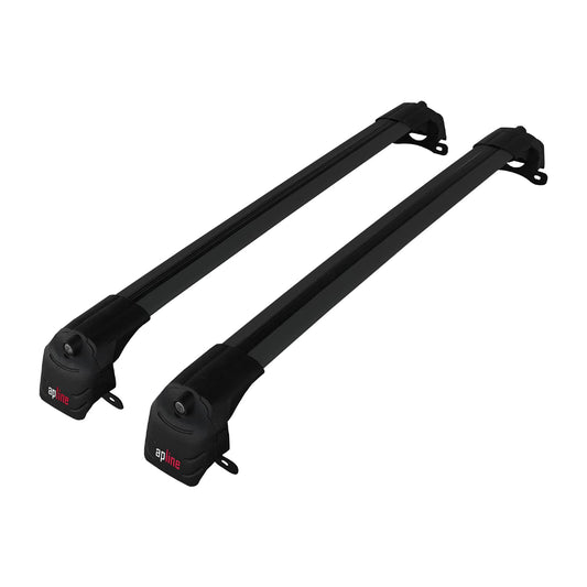 Compatible avec Honda CR-V 4 2012-2016 ACE-2 modèle Barres de Toit Railing Porte-Bagages de Voiture Noir Aluminium Barres