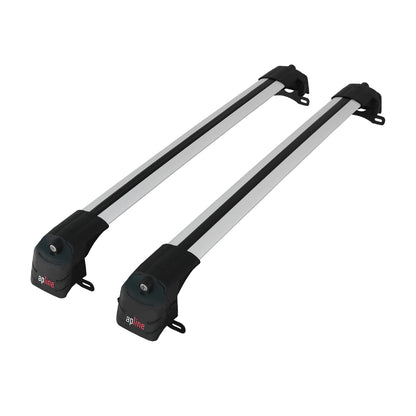 Compatible avec Chevrolet Suburban 2015-2020 ACE-2 modèle Barres de Toit Railing Porte-Bagages de Voiture Gris Aluminium Barres