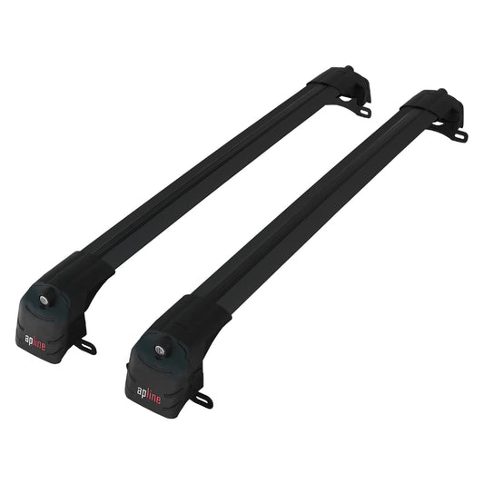 Compatible avec Chevrolet Tahoe 4 2015-2020 ACE-2 modèle Barres de Toit Railing Porte-Bagages de Voiture Noir Aluminium Barres