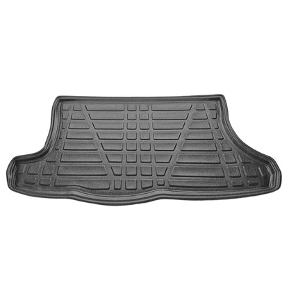 Compatible avec Ford Fusion 2002-2012 Flexible Tapis de Coffre Plancher de Chargement Noir