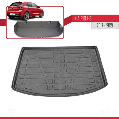 Tapis de Coffre pour Kia Rio Hayon 2017-2021 NOIR