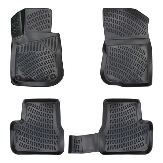 Compatible avec Peugeot 2008 (A94) 2013-2019 4D Tapis de Voiture Noir
