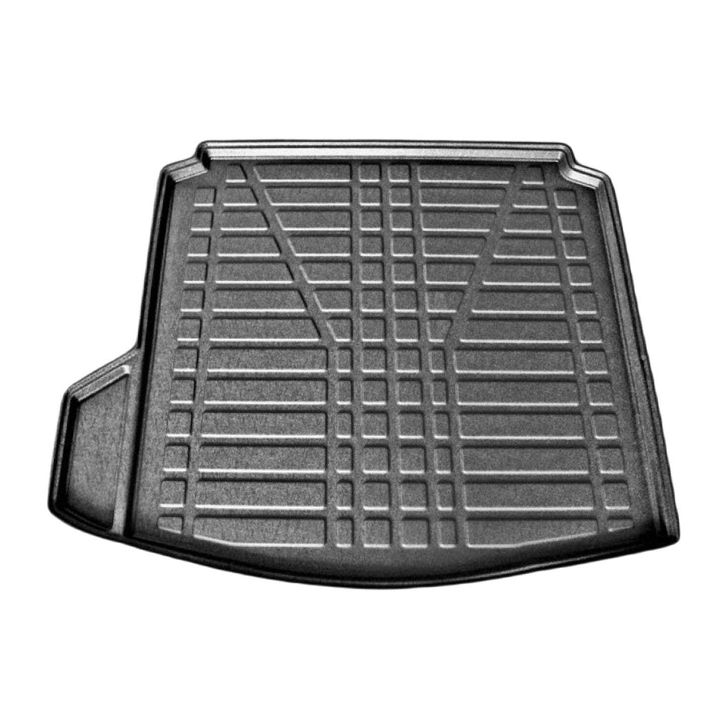 Compatible avec Renault Megane 4 (BFB) Berline 2016-2024 Flexible Tapis de Coffre Plancher de Chargement Noir