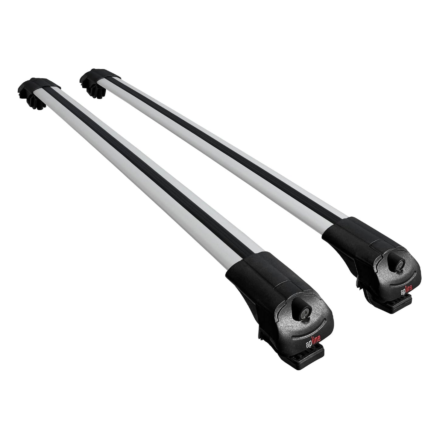Compatible with Nissan NP300 (D23) 2015-2021 ACE-1 Car Roof Rack Cross Bar Grey Aluminium 2 Bars