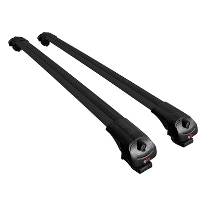 Compatible with Nissan Navara 3 (D40) 2005-2014 ACE-1 Car Roof Rack Cross Bar Black Aluminium 2 Bars
