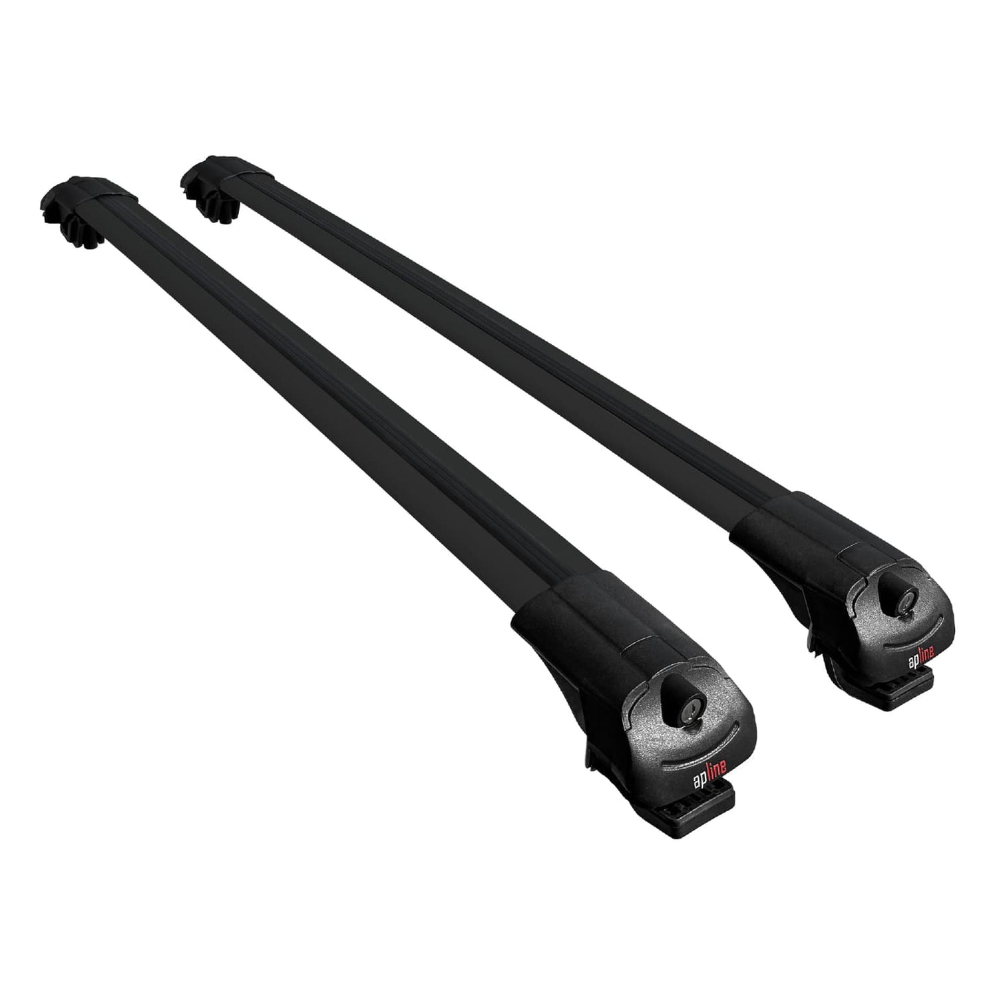 Compatible avec Nissan NP300 (D23) 2015-2021 ACE-1 Barres de Toit Railing Porte-Bagages de Voiture Noir Aluminium 2 Barres