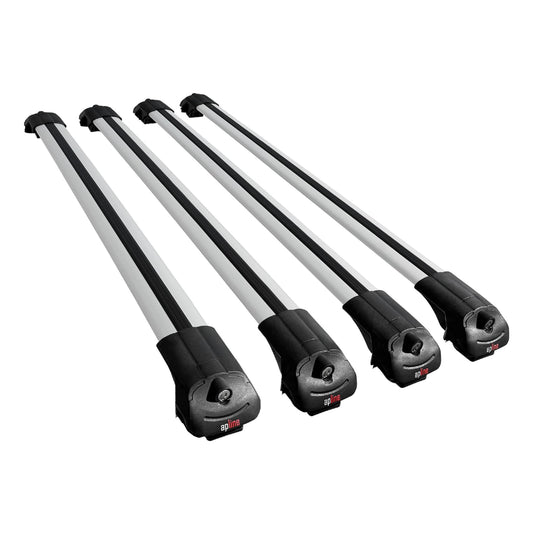 Compatible avec Mercedes Vito (W638) 1996-2003 ACE-1 Barres de Toit Railing Porte-Bagages de Voiture Gris Aluminium 4 Barres
