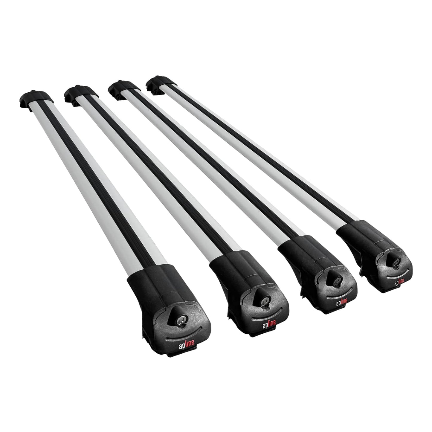 Compatible avec Citroen Berlingo 2 (B9) 2008-2018 ACE-1 Barres de Toit Railing Porte-Bagages de Voiture Gris Aluminium 4 Barres