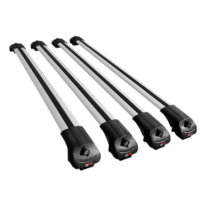 Compatible avec Citroen Berlingo 2 (B9) 2008-2018 ACE-1 Barres de Toit Railing Porte-Bagages de Voiture Gris Aluminium 4 Barres