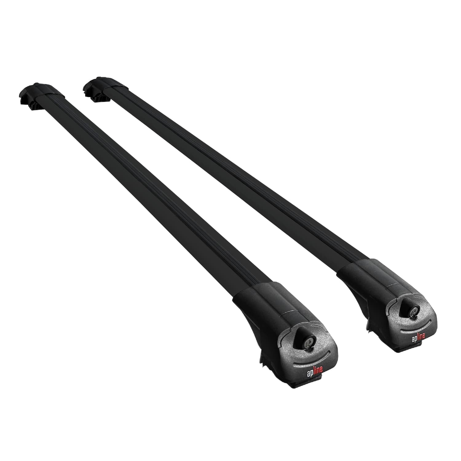 Compatible avec Subaru Crosstrek 2018-2023 ACE-1 Barres de Toit Railing Porte-Bagages de Voiture Noir Aluminium 2 Barres
