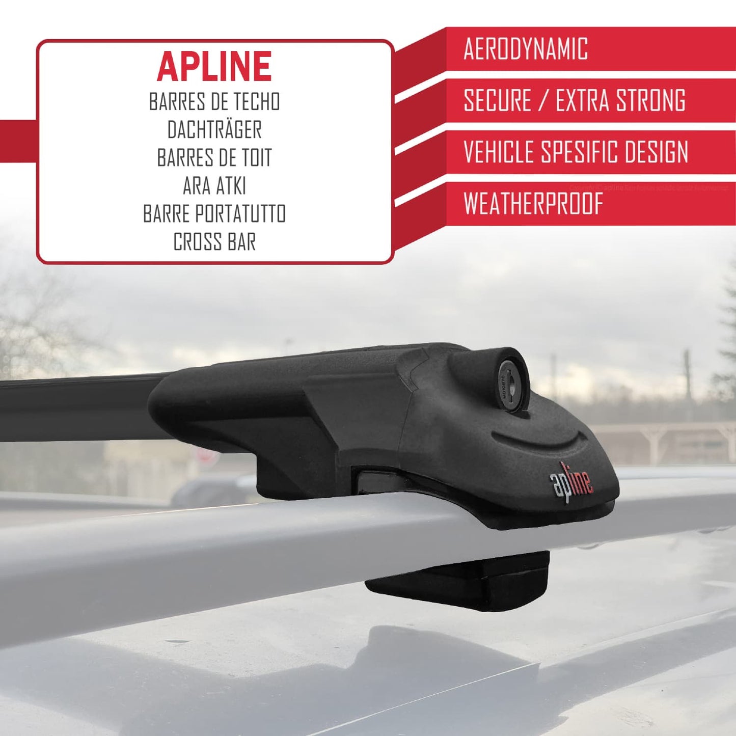 Compatible avec Nissan NP300 (D23) 2015-2021 ACE-1 Barres de Toit Railing Porte-Bagages de Voiture Noir Aluminium 3 Barres