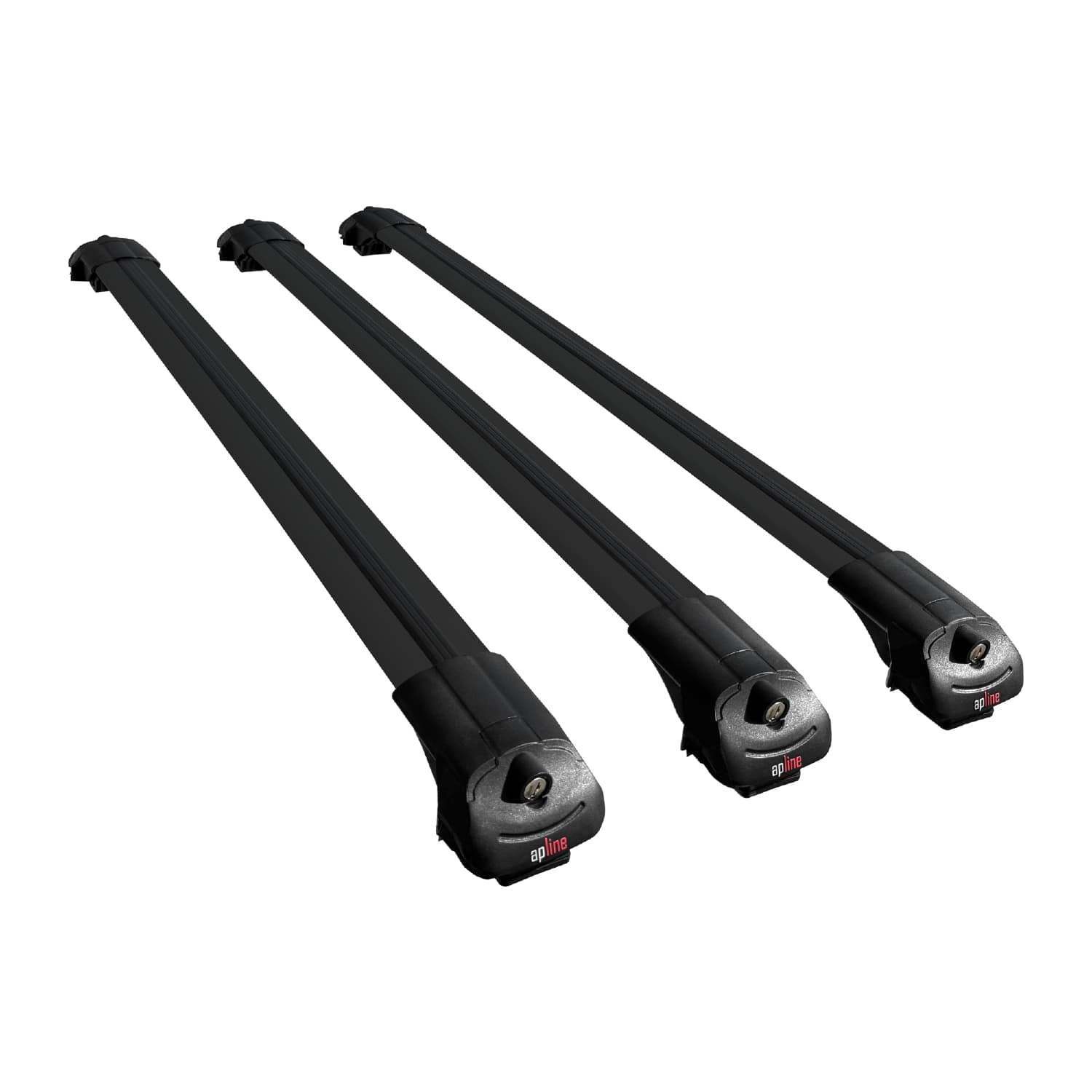 Compatible avec Subaru Tribeca 2008-2014 ACE-1 Barres de Toit Railing Porte-Bagages de Voiture Noir Aluminium 3 Barres