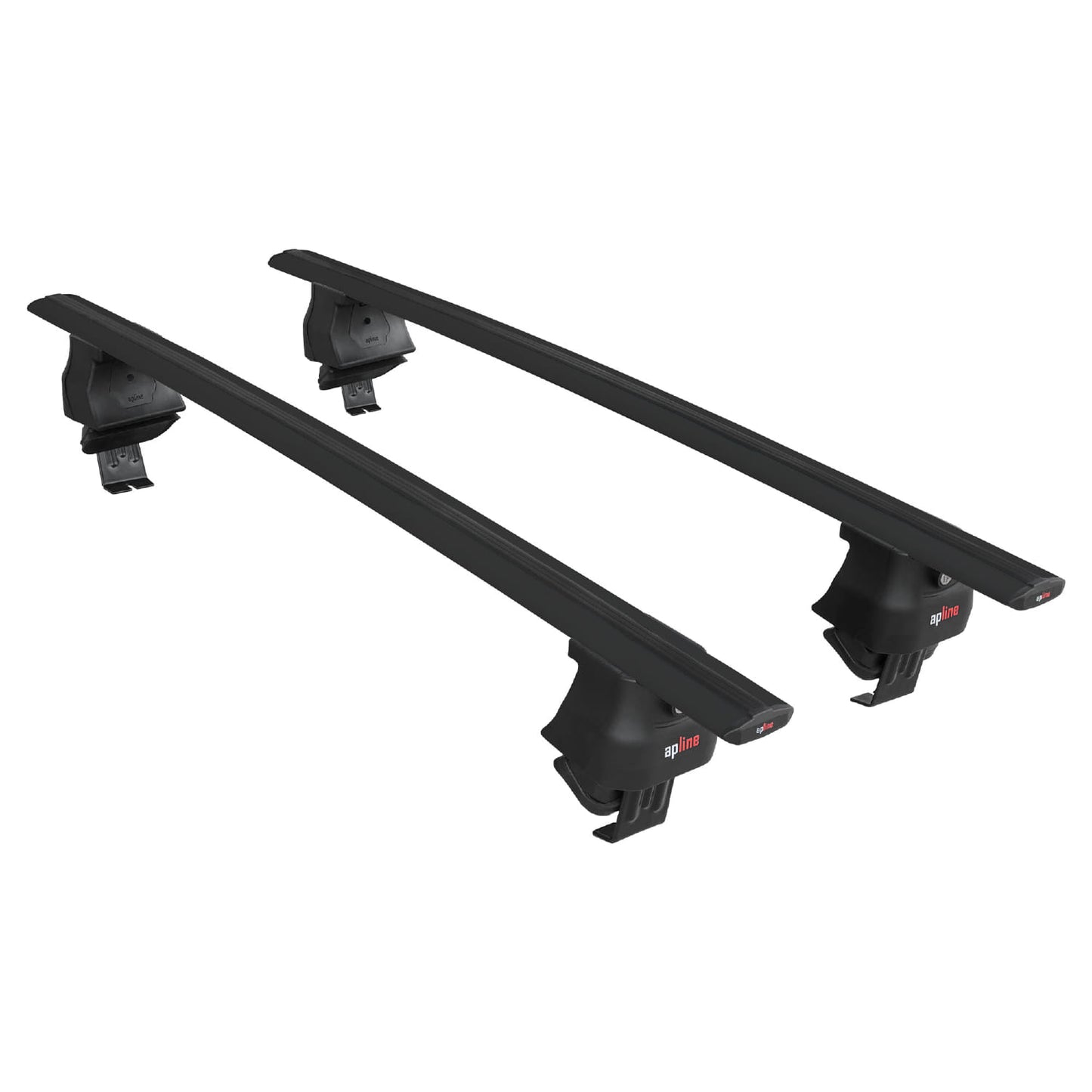 Compatible avec Peugeot 2008 II (P24) 2020-2025 ACE-4 Barres de Toit Railing Porte-Bagages de Voiture Noir Aluminium 2 Barres