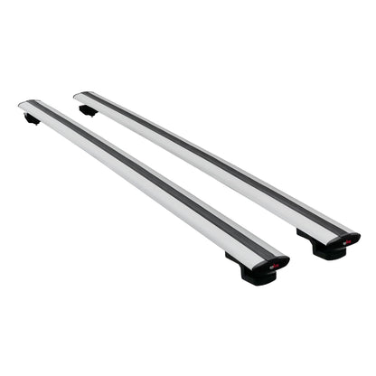 Compatible avec Chrysler 300C Touring 2005-2010 BASIC Model Barres de Toit Railing Porte-Bagages de Voiture Gris Aluminium 2 Barres