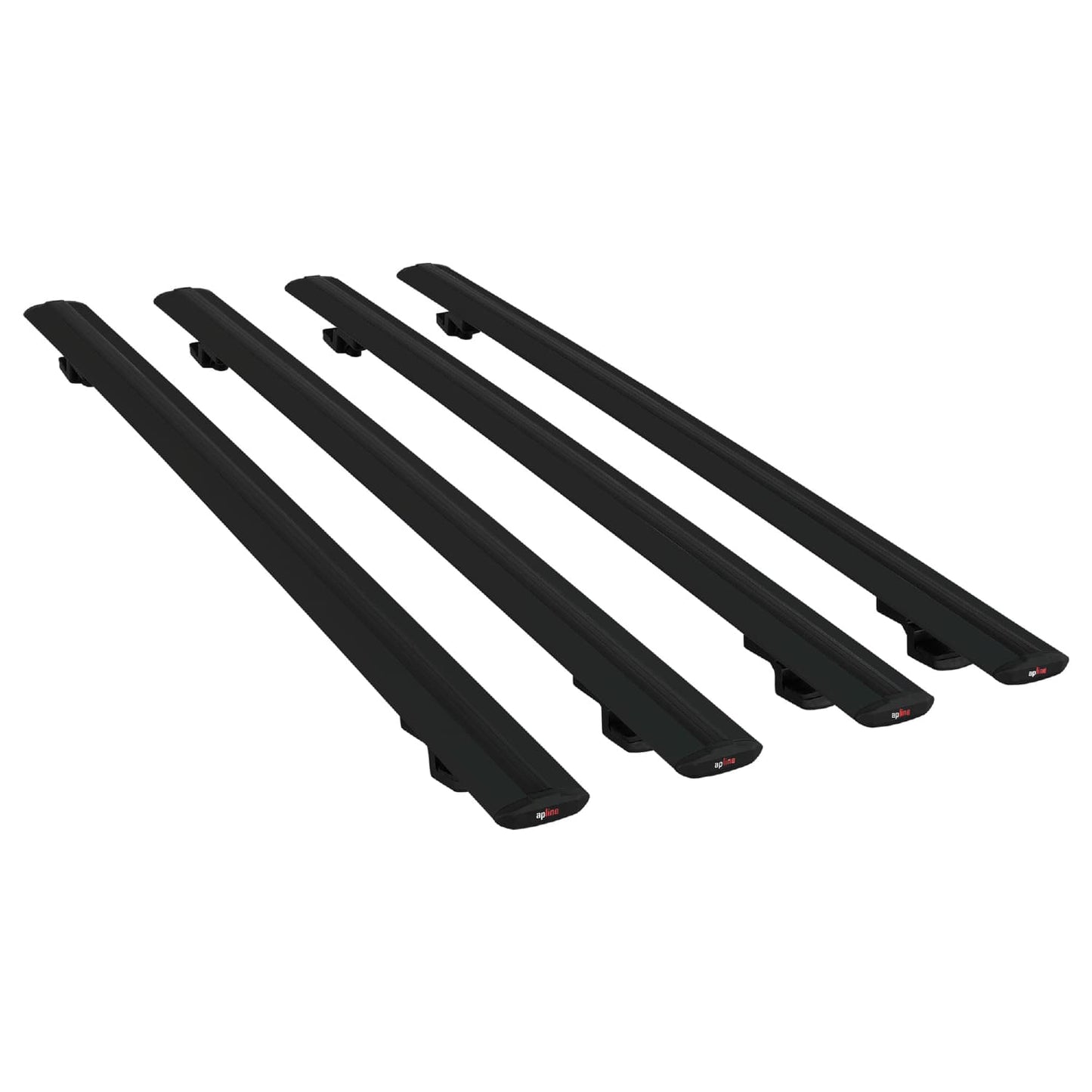 Compatible with Peugeot Bipper 2008-2017 BASIC Model Car Roof Rack Cross Bar Black Aluminium 4 Bars