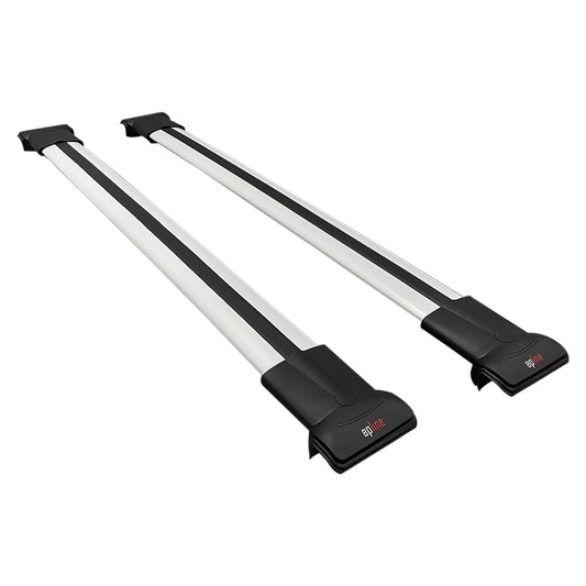 Compatible avec Lexus GX (Overtrail) 2024-2025 FLY Model Barres de Toit Railing Porte-Bagages de Voiture Gris Aluminium 2 Barres
