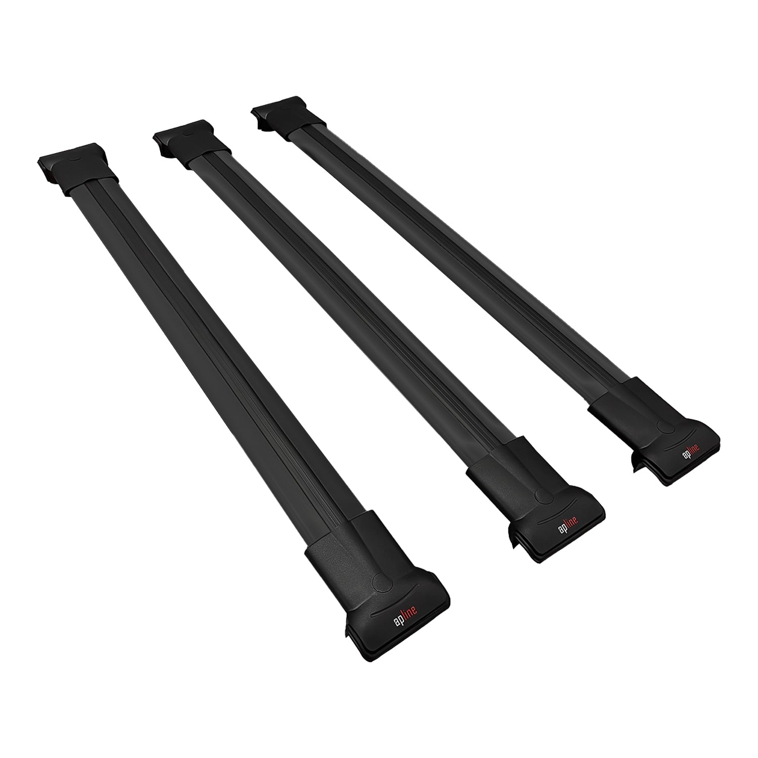 Compatible avec Mercedes E Class S212 2013-2016 FLY Model Barres de Toit Railing Porte-Bagages de Voiture Noir Aluminium 3 Barres