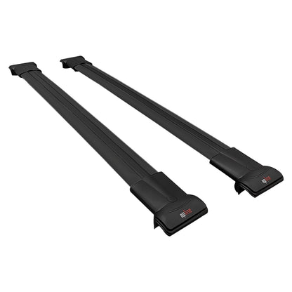 Compatible avec Mercedes E Class S210 Wagon 1998-2002 FLY Model Barres de Toit Railing Porte-Bagages de Voiture Noir Aluminium 2 Barres
