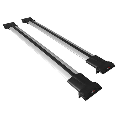 Compatible avec Citroen Berlingo 3 (K9) 2019-2022 FLY Model Barres de Toit Railing Porte-Bagages de Voiture Gris Aluminium 2 Barres