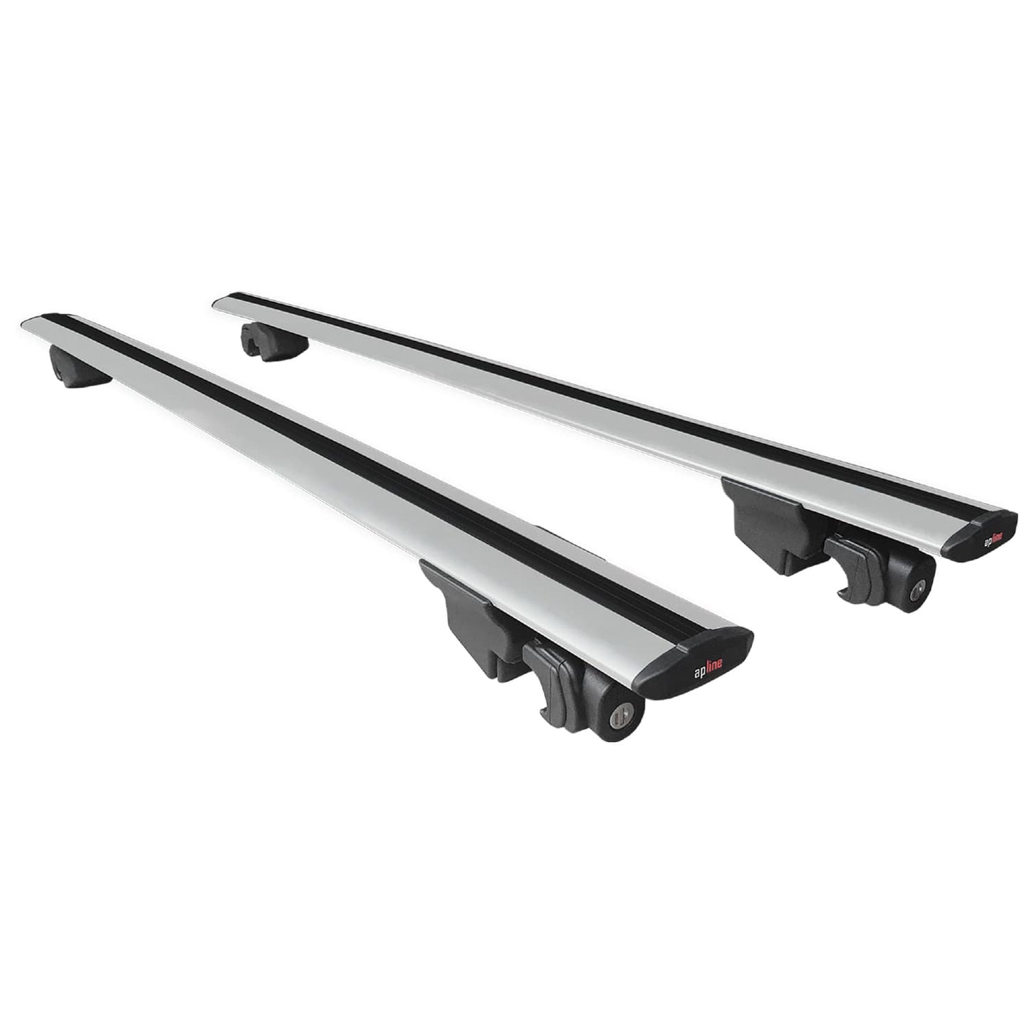 Compatible with Q3 (8U) 2012-2018 HOOK Model Car Roof Rack Cross Bar Grey Aluminium 2 Bars