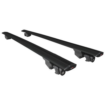 Compatible avec Mini Clubman F54 2016-2024 HOOK Model Barres de Toit Railing Porte-Bagages de Voiture Noir Aluminium 2 Barres