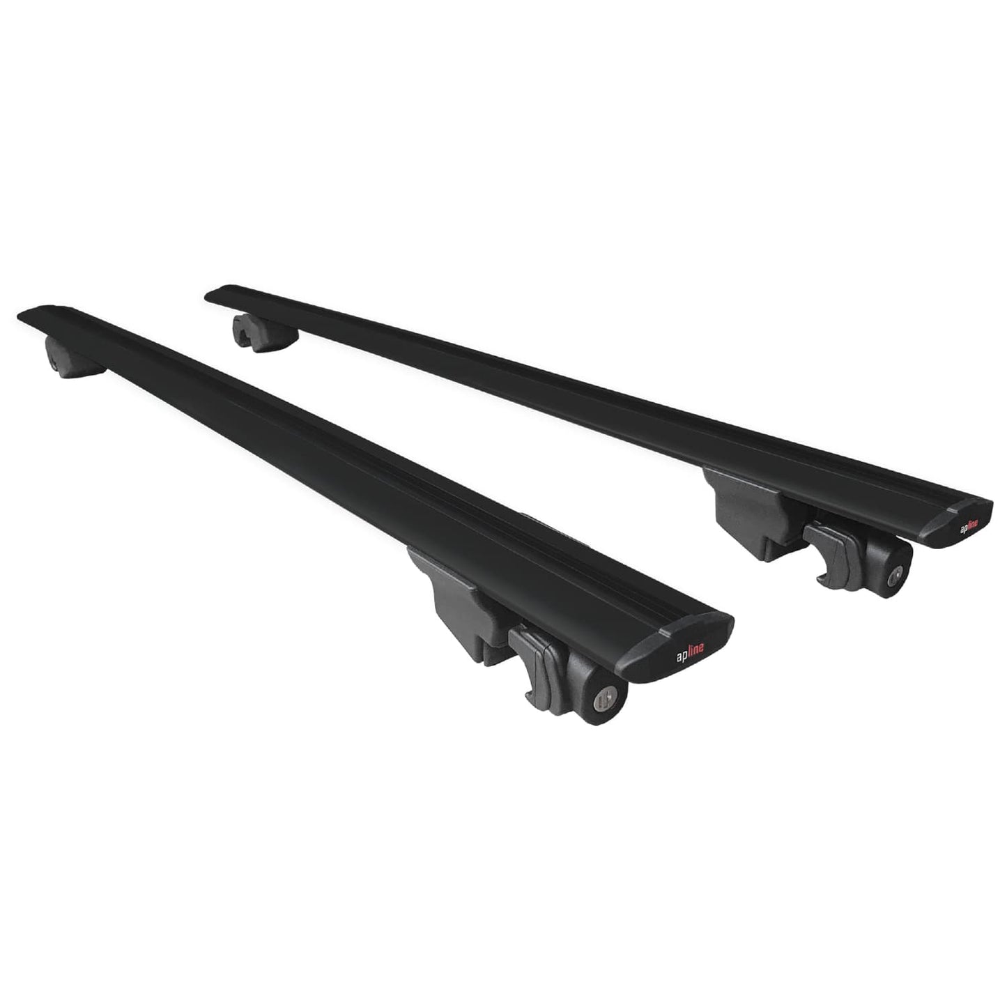 Compatible avec Subaru Forester 3 (SH) 2008-2013 HOOK Model Barres de Toit Railing Porte-Bagages de Voiture Noir Aluminium 2 Barres