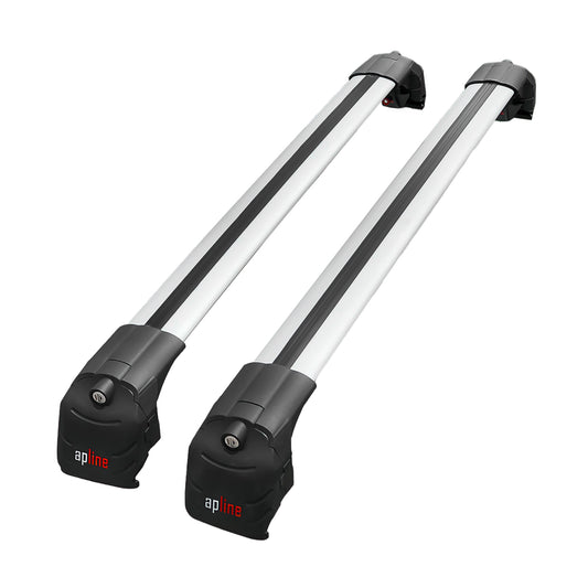 Compatible avec Jeep Compass J4U 2025-2026 ACE-2 Barres de Toit Railing Porte-Bagages de Voiture Gris Aluminium 2 Barres