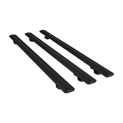 Compatible with Ford Transit/Tourneo Courier Post-Facelift 2018-2022 BASIC Model Car Roof Rack Cross Bar Black Aluminium 3 Bars